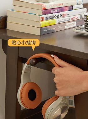 家逸实木书桌简约日式电脑桌家用学生写字台卧室书房