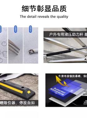 汽车折叠车棚户外家用停车棚遮阳防晒防雨伸缩车位车库棚