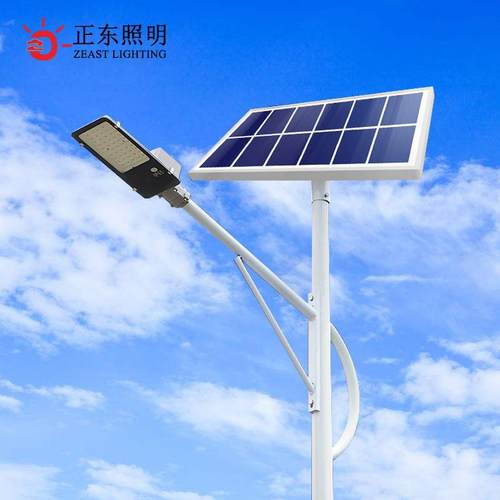 金豆5054高亮灯珠太阳能路灯新农村城镇道路照明工程品质太阳能灯 - 图1