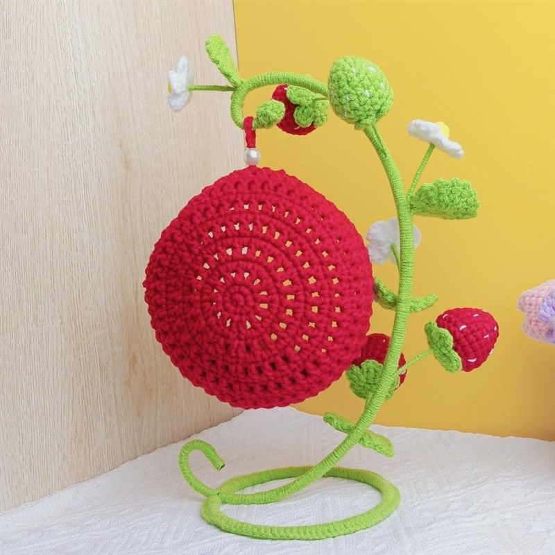 棉花娃娃屋花架玩偶吊篮手工钩织创意秋千吊床蜜袋鼯宠物窝礼物,淘宝优惠券,粉丝福利购,淘宝优惠卷