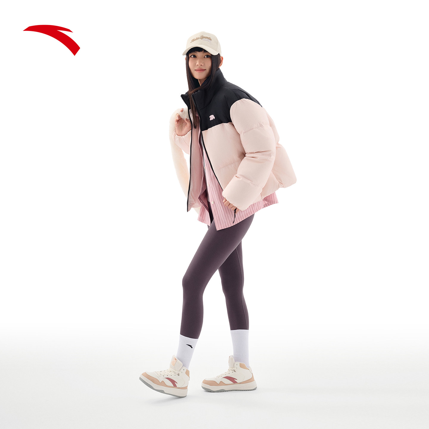 安踏六度芯面包羽绒 | 短羽绒女冬季宽版棉服面包服上衣保暖外套,淘宝优惠券,粉丝福利购,淘宝优惠卷