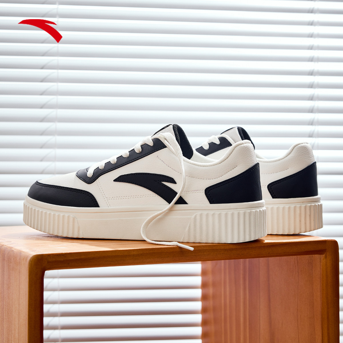 安踏板鞋男鞋官方2025新款夏季学生百搭厚底增高复古运动鞋休闲鞋,淘宝优惠券,粉丝福利购,淘宝优惠卷