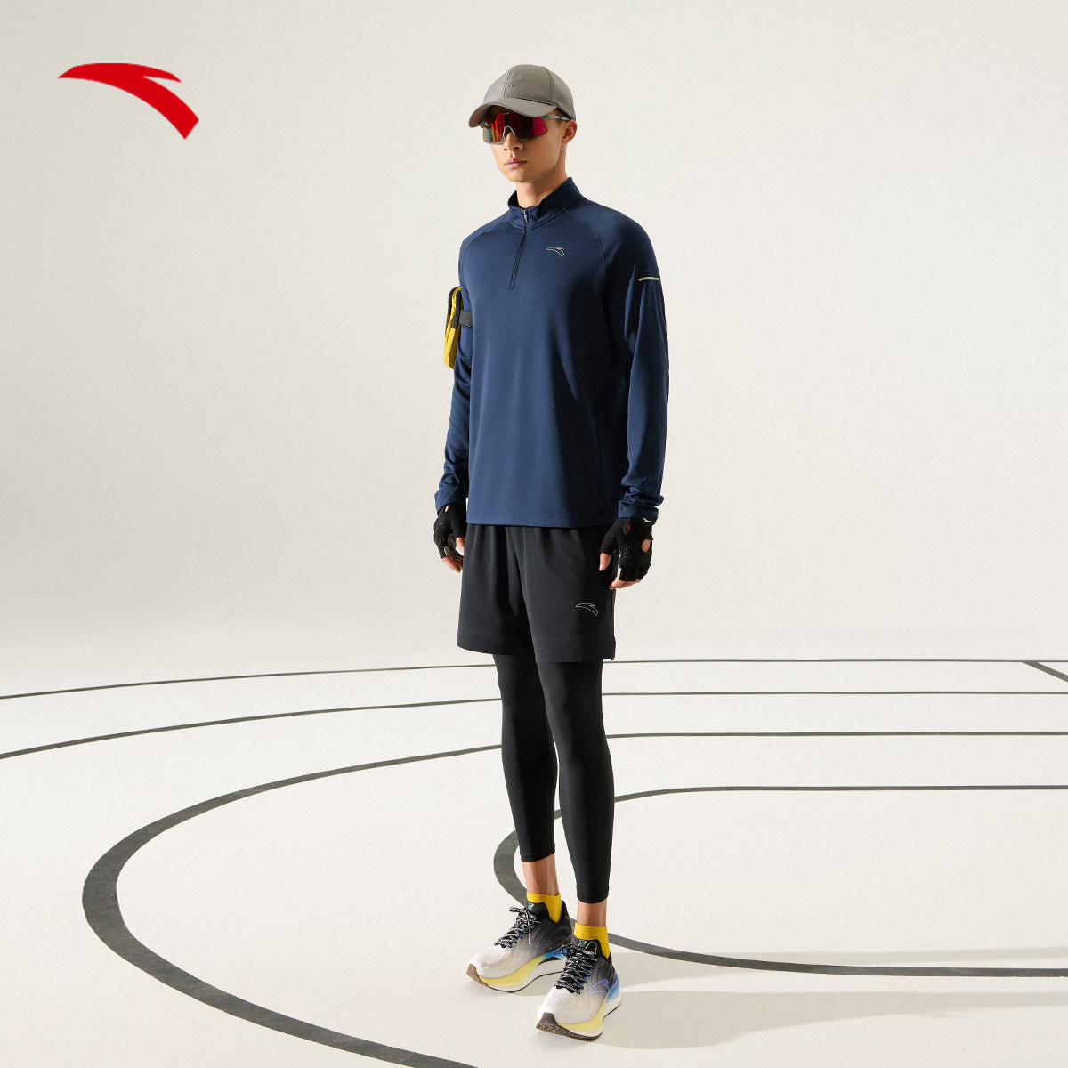 安踏抗菌长T | 针织长袖上衣男春季新款商务通勤打底立领t恤男装,淘宝优惠券,粉丝福利购,淘宝优惠卷