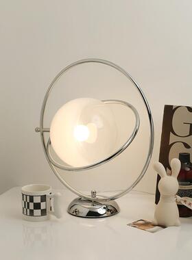 贝汉美简约旋转地球仪台灯摆件客厅卧室床头氛围装饰无障碍豪华高