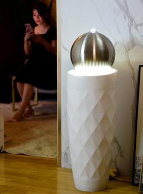 点道流水摆件家居好物办公室创意落地风水球简约现代客厅喷泉水景