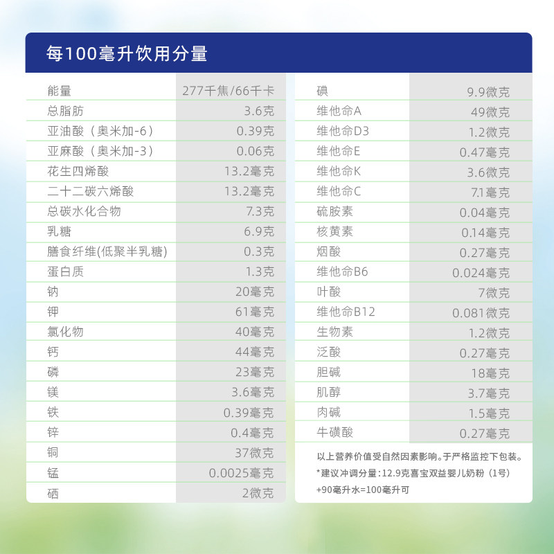  HiPP喜宝海外婴幼儿牛奶粉