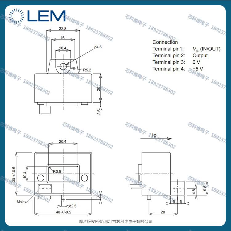 LEM莱姆HASS50-S100-S200-S300-S400-S500-S600-S传感器 - 图1