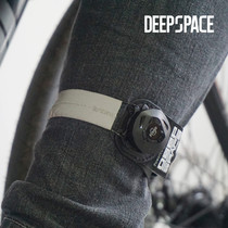 DEEPSPACE (FG) riding bundle pants with night run reflective with bike strapped leggings with night riding pants straps