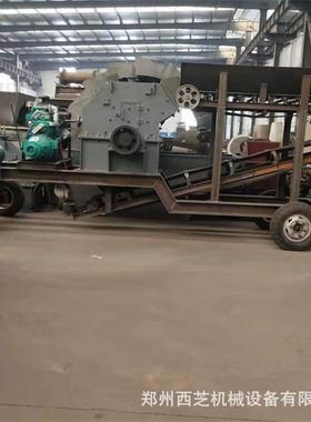 河卵石液压开箱制砂机移动版液压开箱制砂机800型液压开箱细碎机