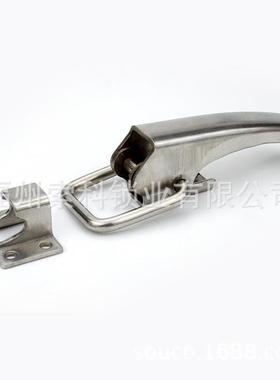 搭扣304不锈钢箱体厨具车辆设备搭扣船舶箱柜把手式门勾门扣