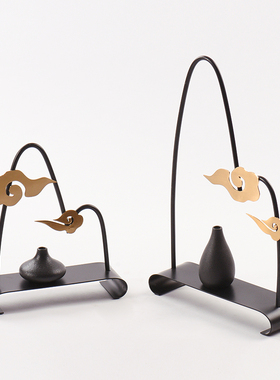 新中式禅意陶瓷山景摆件现代家居客厅玄关样板间售楼X处酒店装饰