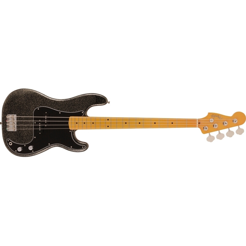 Fender 日产Luna Sea乐队贝斯手J 签名款P Bass 枫木指板 黑金色 - 图2