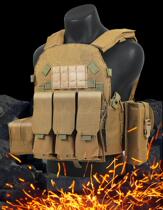 6094 Tactical vest Battle waistcoat Quick-tear light weight Multifunction Heavy Bulletproof Backcoat Anti-Stab packable plugboard