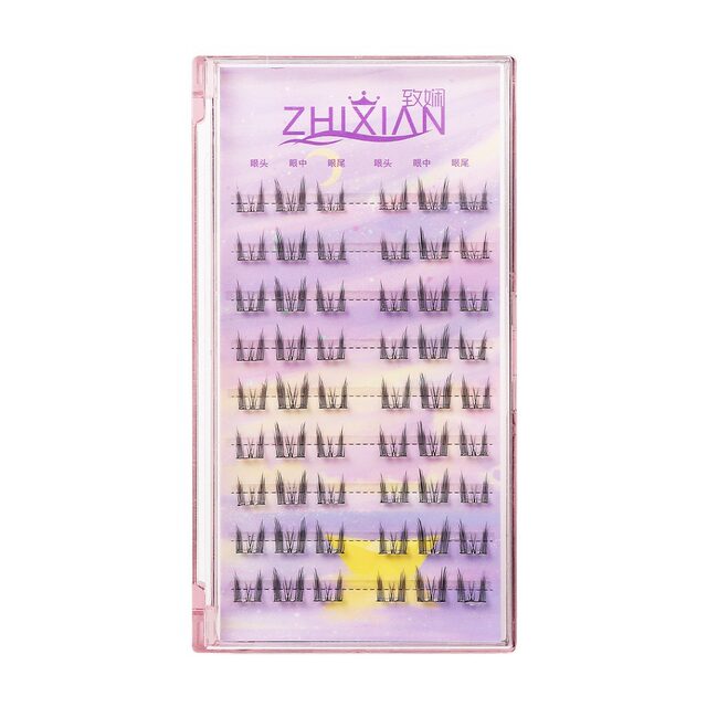 Zhixian glue-free self-adhesive cat elf false eyelashes, no need to remove