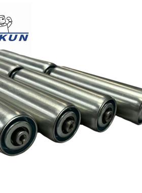 直销镀锌滚筒无动力滚筒不锈钢输送机流水线滚筒无动力