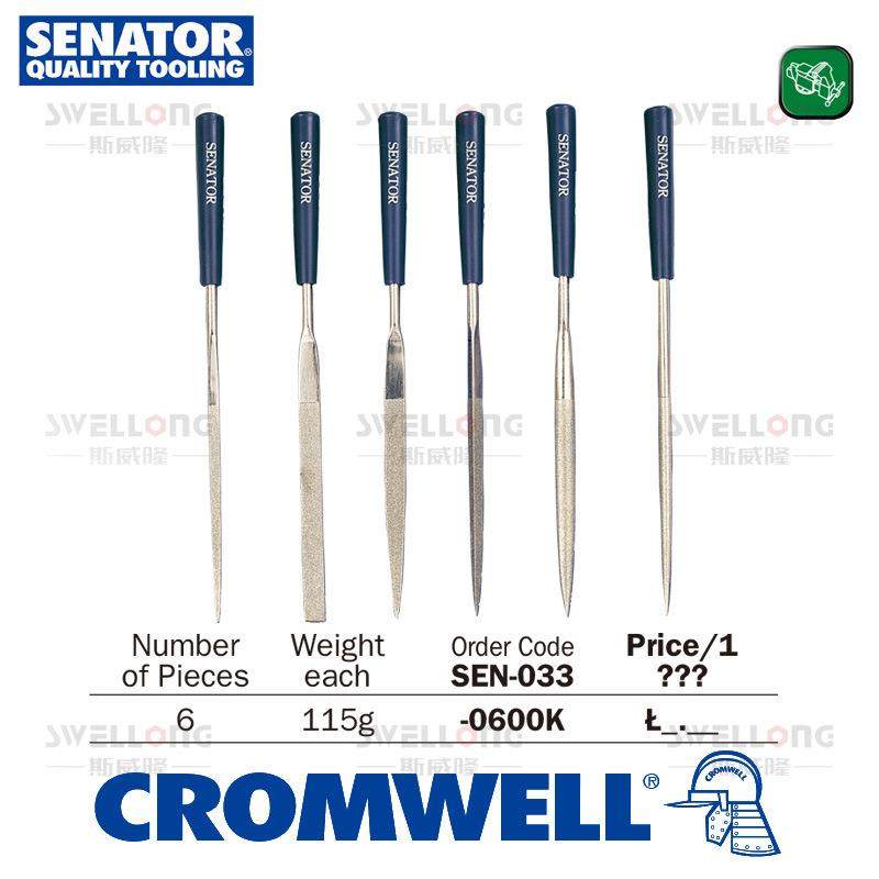 SENATOR车间用6件套装金刚石涂层什锦锉SEN-033-0600K - 图2