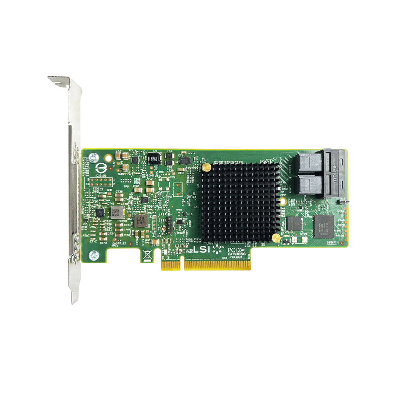 LSI 9311-8i SAS 阵列卡HBA硬盘扩展卡PCI-E3.0X8 磁盘阵列12Gb 单盘支持16T - 图0