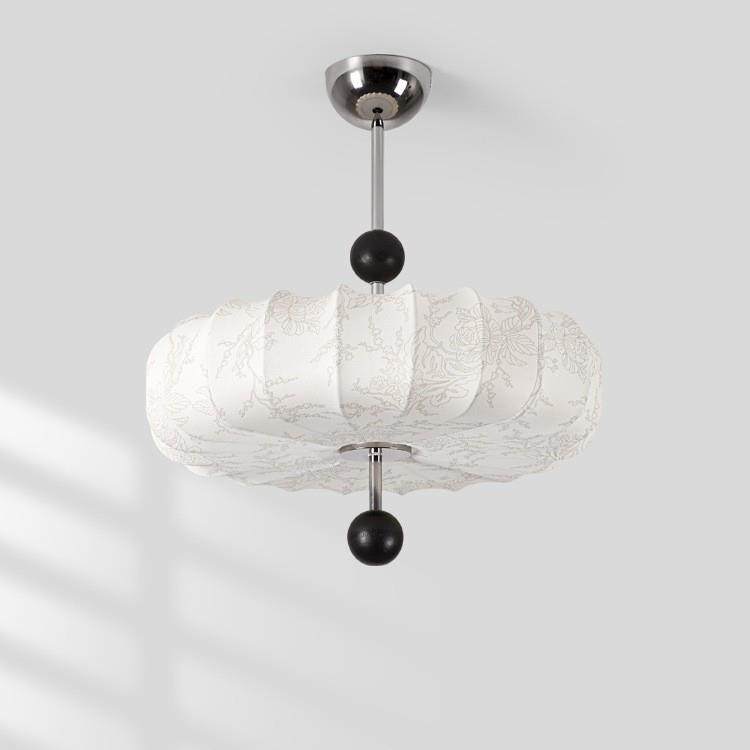 法式中古卧室吸顶灯宋代美学实木花纹布艺灯南洋风护眼主卧房间灯,淘宝优惠券,粉丝福利购,淘宝优惠卷