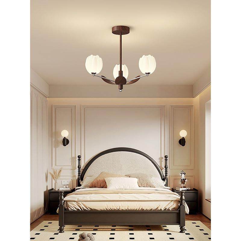 法式复古风吊灯客厅主灯中古美拉德卧室房间餐厅书房创意花朵灯具,淘宝优惠券,粉丝福利购,淘宝优惠卷