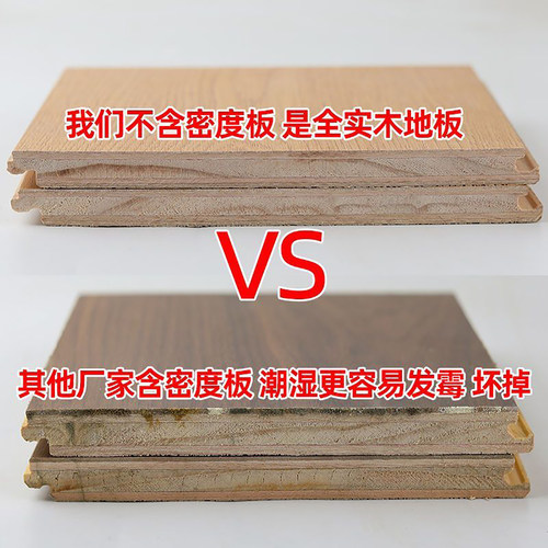 木地板新三层实木复合地板ENF母婴级环保 家用防水耐磨隔音木地板 - 图2