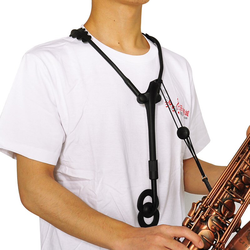 瑞士saxholder pro萨克斯背带双肩挂带肩带儿童学生成人封闭挂钩 - 图1