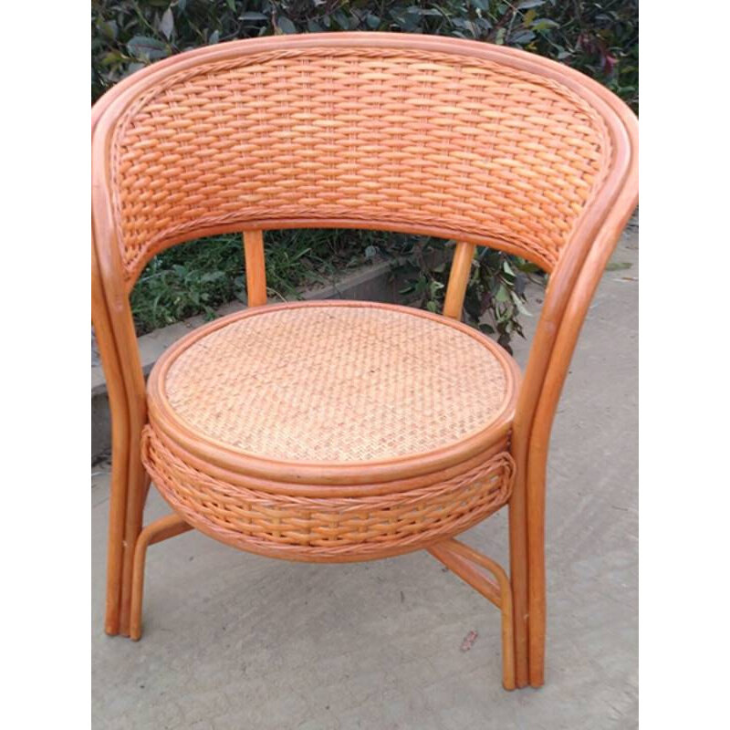 新款印尼天然真藤椅子q老人椅编织圈椅阳台椅电脑椅腾椅休闲椅凳,淘宝优惠券,粉丝福利购,淘宝优惠卷