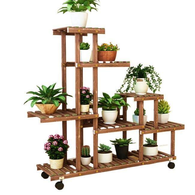 实木多肉阳台养花架室内置物架绿萝花架子多层客厅家用花盆架,淘宝优惠券,粉丝福利购,淘宝优惠卷