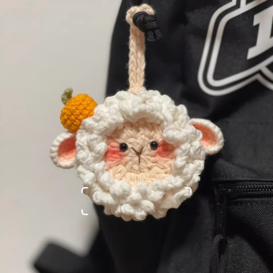 小羊包包钥匙扣零钱包雪妃尔毛线钩织DIY材料包手工编织送闺蜜,淘宝优惠券,粉丝福利购,淘宝优惠卷