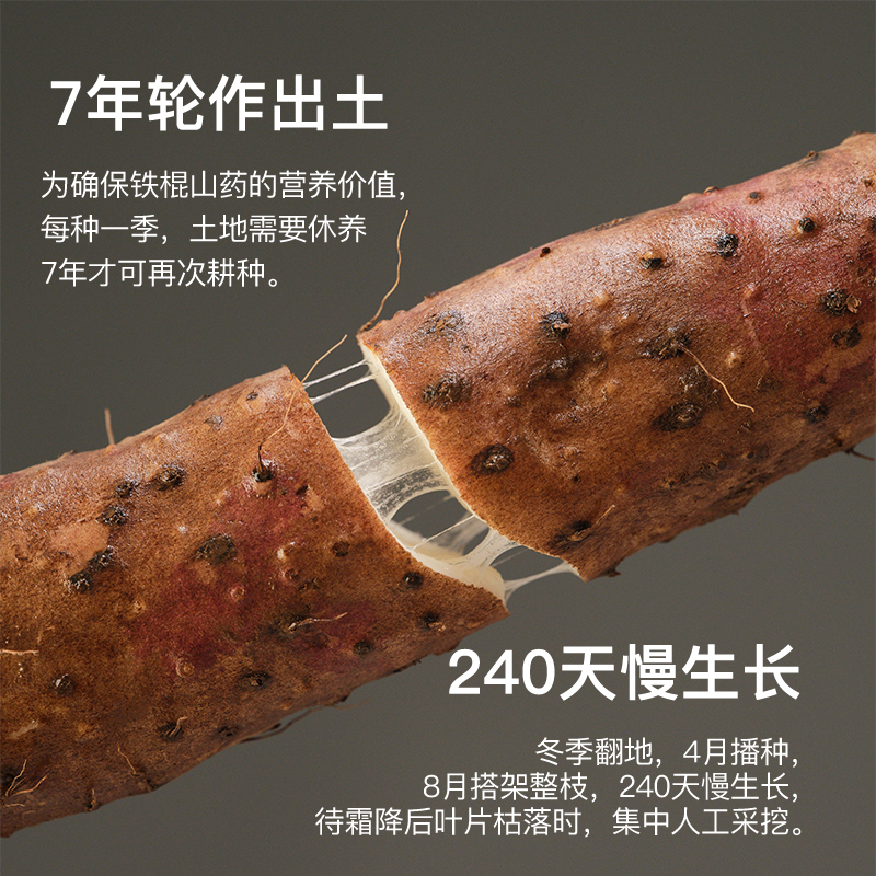 小垆富硒垆土铁棍山药50cm5斤河南焦作正宗垆土种植整箱怀山药