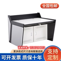 Monitoring desk operating station command center dispatch dual-link triple thickened wood set to control room in table console