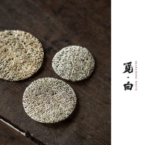 觅白天然丝瓜络垫养壶泡茶杯垫底席茶具道配件隔热功夫干泡台吸水 - 图0