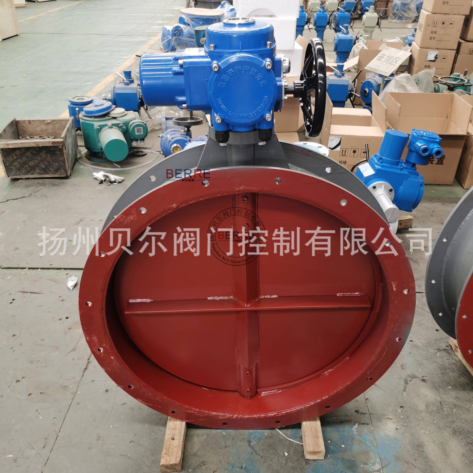 应D91W-14 DN700烟C道供除324尘用开关型电动圆风门 - 图3