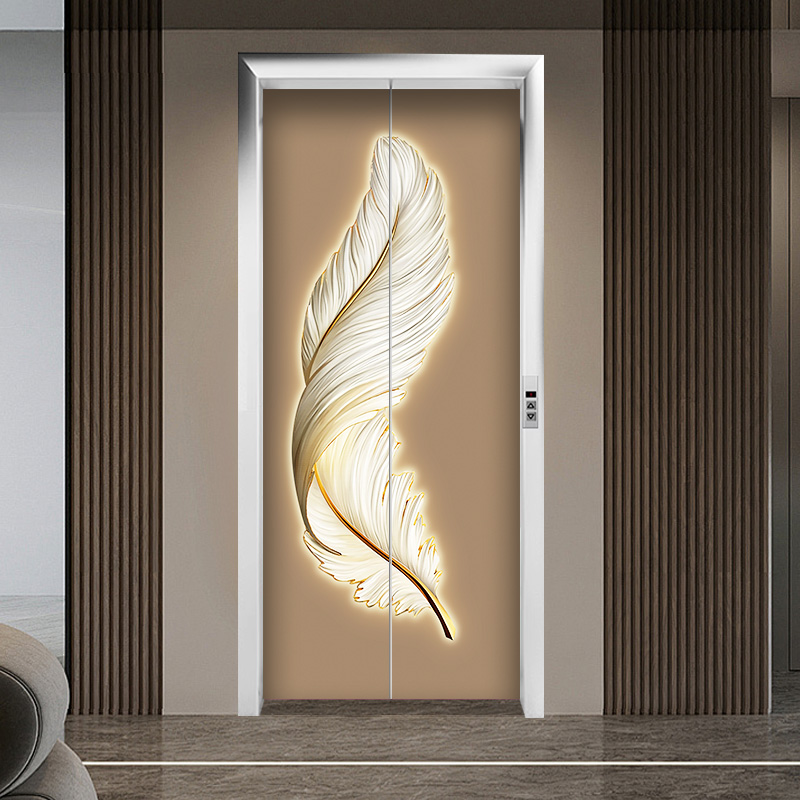 网红入户电梯门贴纸一梯一户门口轻奢高级感现代定制贴画装饰创意,淘宝优惠券,粉丝福利购,淘宝优惠卷