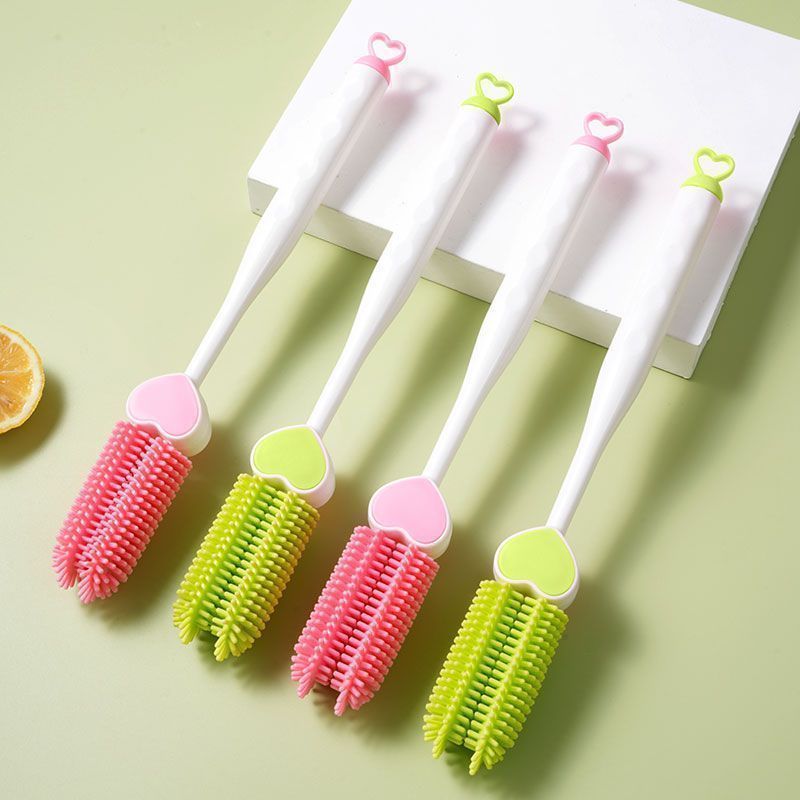 硅胶杯刷洗杯子专用刷子长柄保温杯奶瓶清洁刷家用刷杯子清洗神器 - 图0