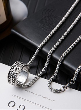 韩版百搭长款个性学生潮人男女衬衣服装饰项链配饰品挂坠毛衣挂件