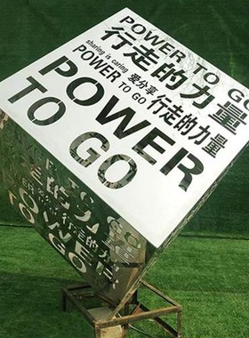 不锈钢镂空魔方雕塑户外发光大型创意立方体定制公U园广场装饰摆