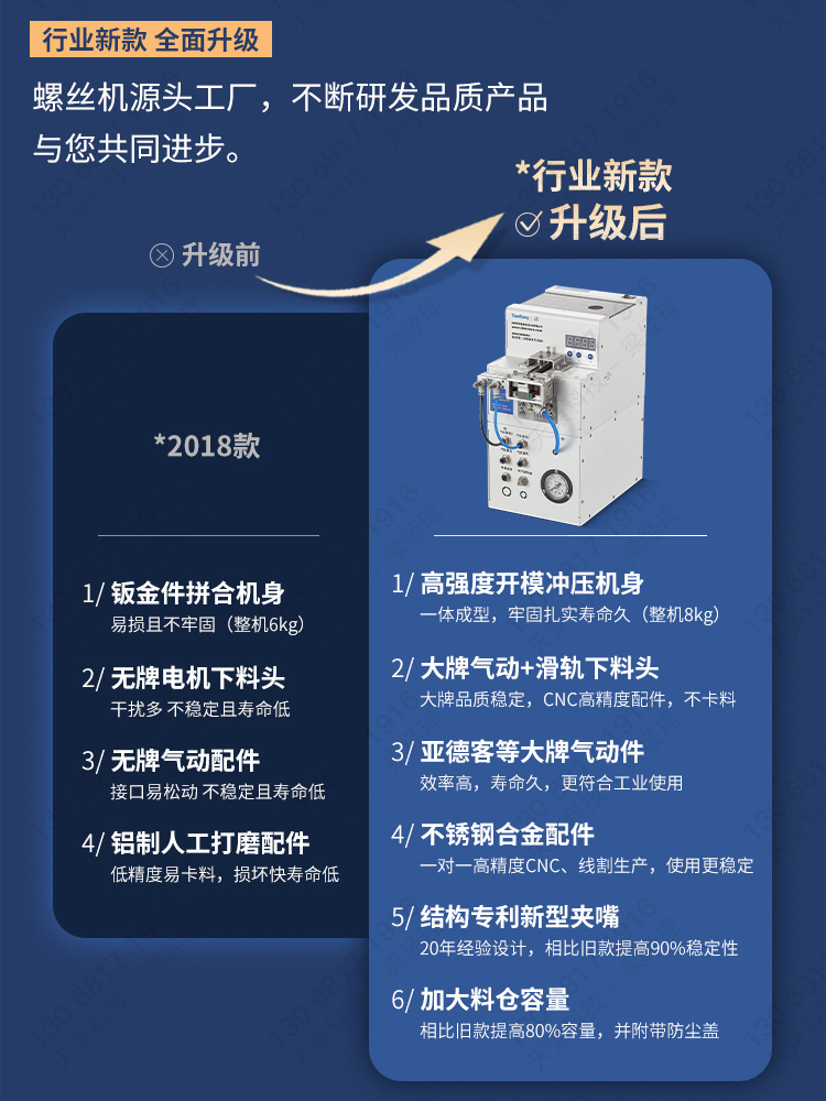 全自动锁螺丝机 手持式打螺丝神器非标 电动供料器气吹式拧上螺丝 - 图0