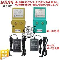 Southern Red NB-28 battery NTS312B332R Rideto RTS822 full station meter battery NC-20A charger