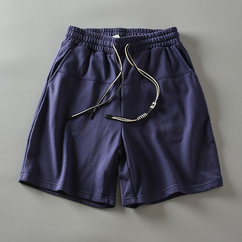 夏季新品阿美咔叽美式休闲水洗毛圈纯色百搭直筒五分裤短裤中裤男,淘宝优惠券,粉丝福利购,淘宝优惠卷