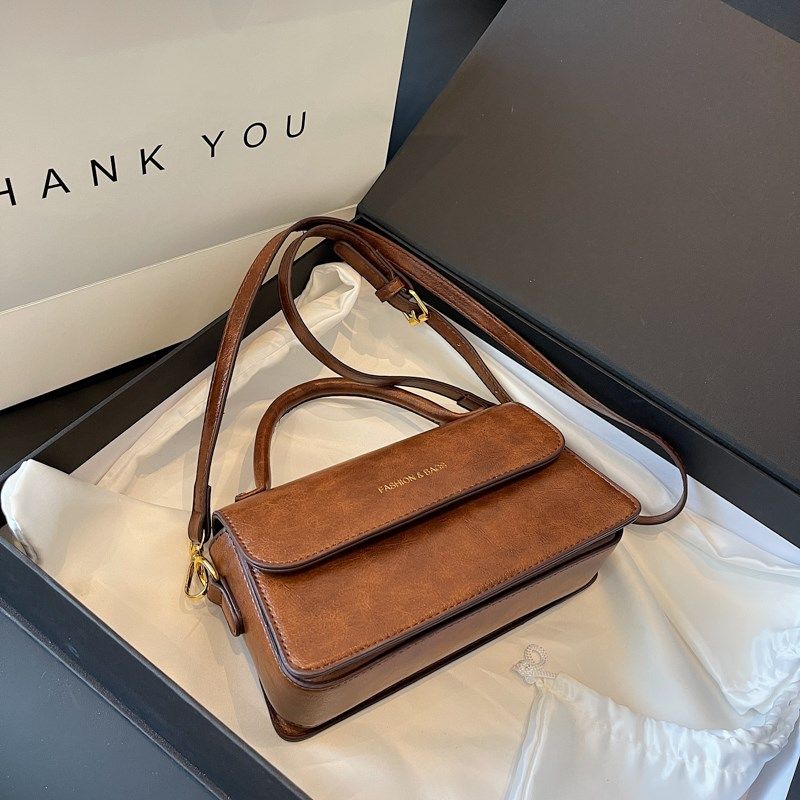 高级感复古小包包女2024新款百搭手提小方包时尚日韩单肩斜挎包,淘宝优惠券,粉丝福利购,淘宝优惠卷