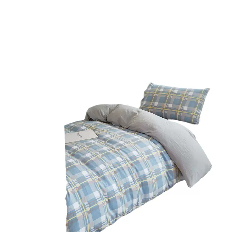 New Washed Cotton Student Door Three-Piece Set College Door D Bed Bed and Staff Door Single Bed