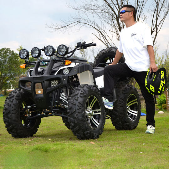 自动档大小公牛沙滩车水冷摩托四轮越野山地轴传动ATV四驱无极4驱