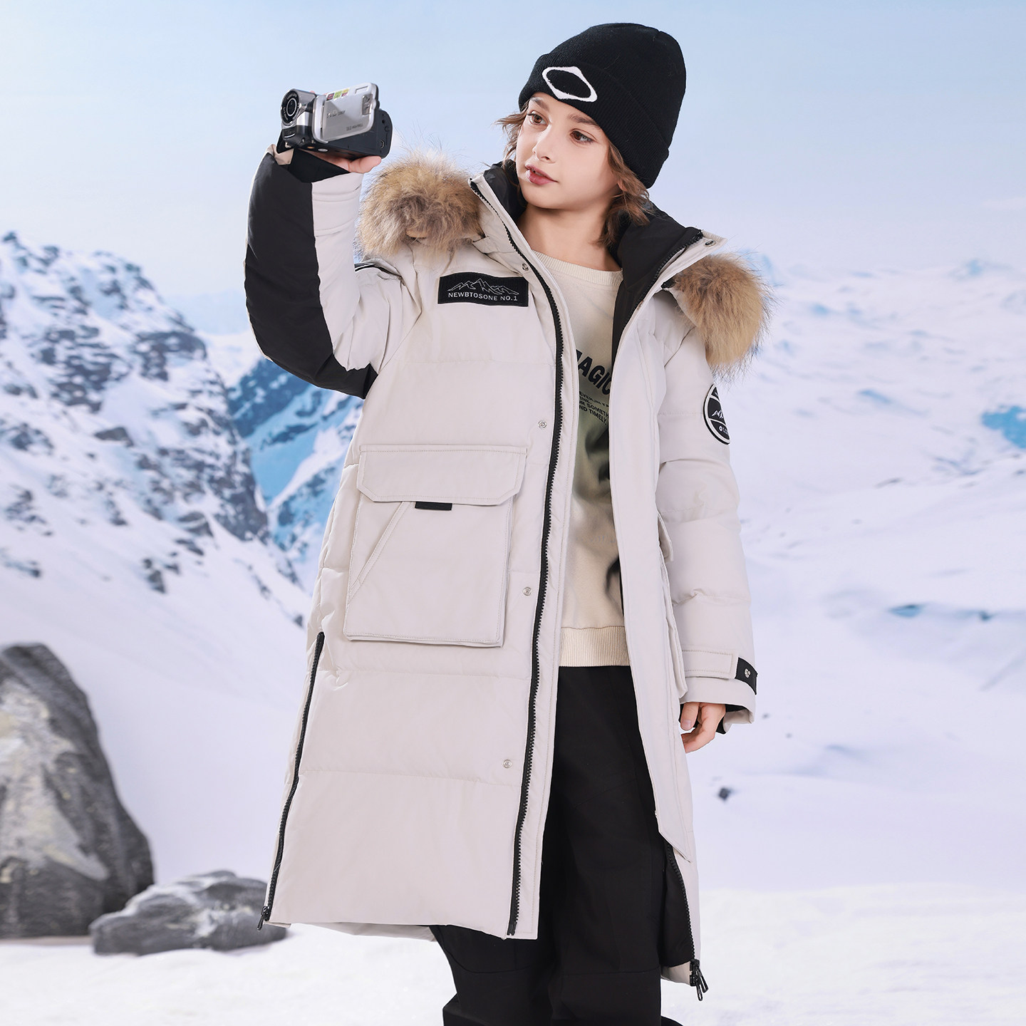 巴童巴拉男童羽绒服2025冬新款女童羽绒服过膝长款极寒超加厚外套,淘宝优惠券,粉丝福利购,淘宝优惠卷