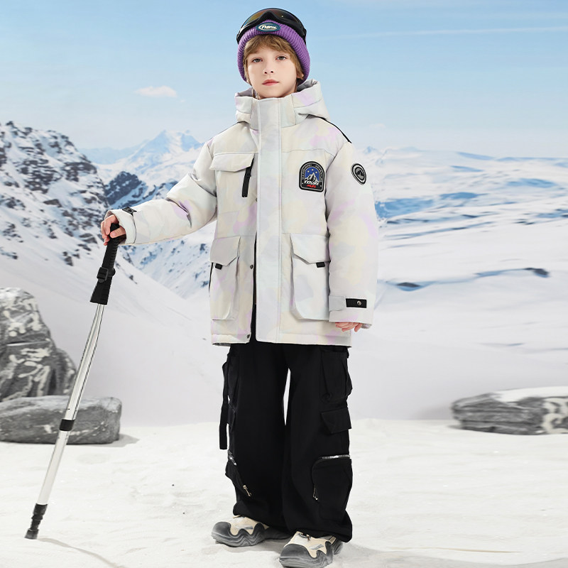 巴童巴拉儿童羽绒服男童2025冬季经典极寒加厚女童羽绒服新款外套,淘宝优惠券,粉丝福利购,淘宝优惠卷