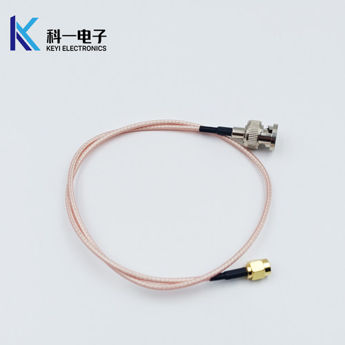 50Ω射频 SMA-J转BNC-J连接线 RG316连接线 SMA公头转BNC公头内针 - 图2