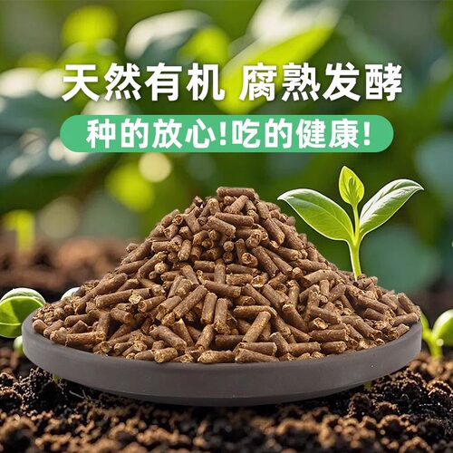 发酵豆粕有机肥家用菜园专用肥通用花卉盆栽蔬菜植物农家肥颗粒肥 - 图0