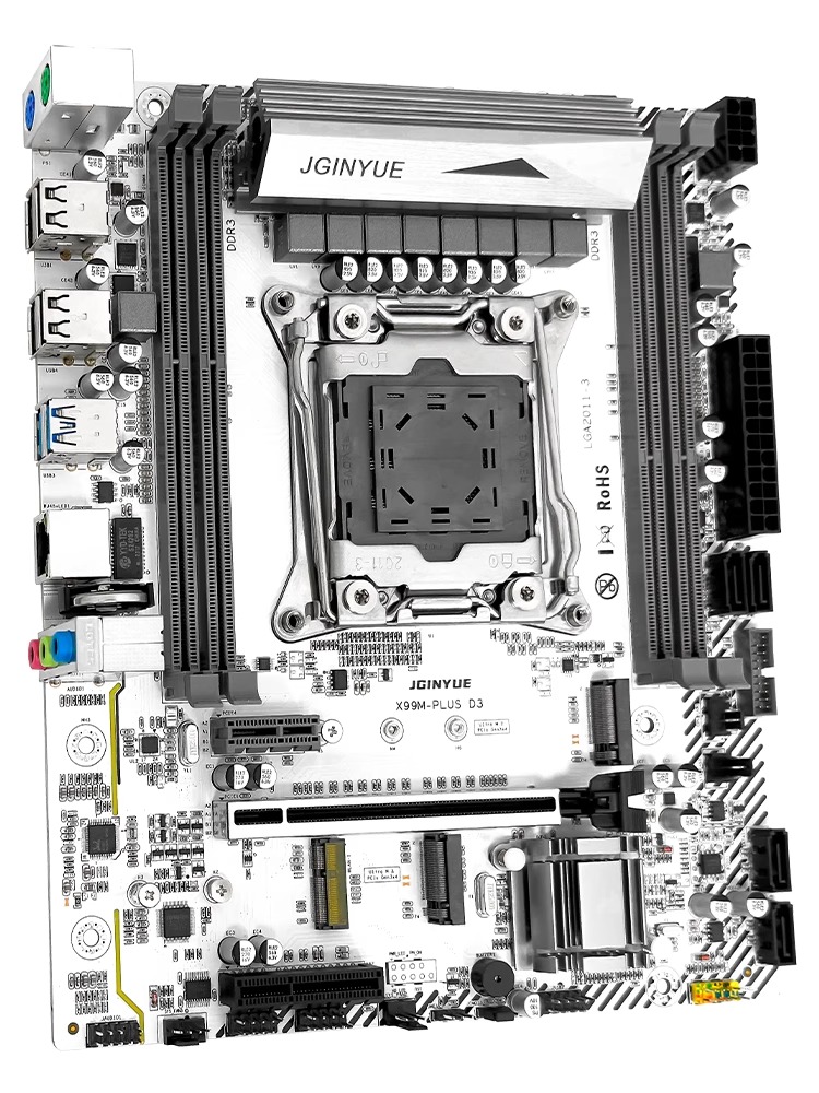 精粤 X99主板DDR3/4全系列主板台式机电脑多开2011针游戏多开渲染 - 图0