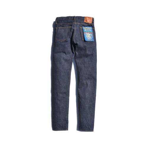 日本Samurai Jeans武士S713VXII 17oz原色重磅修身锥形牛仔裤 - 图1