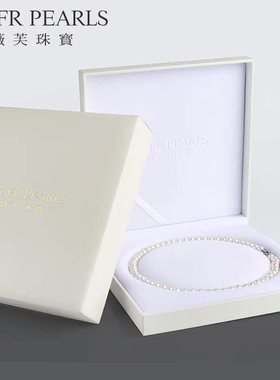 现货高品质天然淡水真珍珠项炼高光高亮气质减龄馒头珠颈炼送妈妈