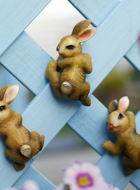 花园可爱创意动物盆挂庭院